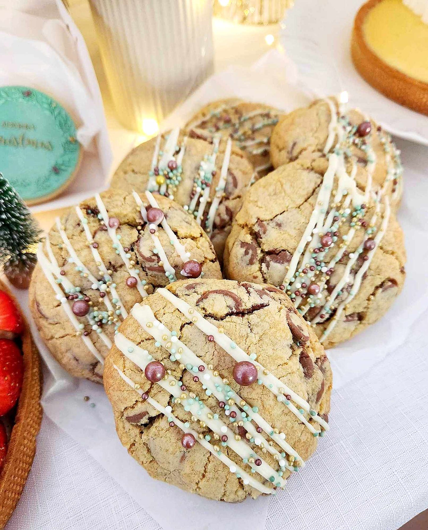 Milk Chunk Christmas cookies