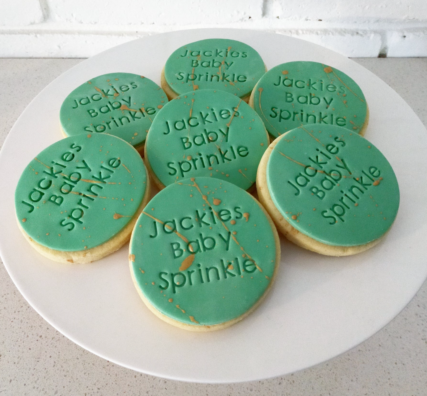 Paint Splatter Cookies